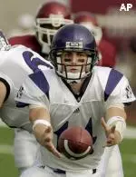 Brett Basanez helped the NU offense display its passing capabilities in Saturday's scrimmage.