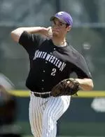 Freshman George Kontos threw a complete-game, blanking Iowa 3-0 in game two of Sunday's doubleheader.