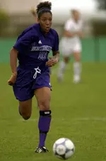 Ashleigh Garmon scored her second goal of 2004 at Michigan Friday.