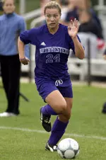 Kelsey Hans scored three goals this weekend -- one against Michigan and two against Michigan State.