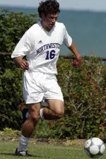 Will Nicholas had a last second header saved in NU's 1-0 loss to Butler Saturday.