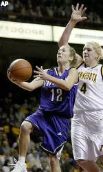Senior Melissa Culver entered Sunday's game as Northwestern's leading 3-point shooter.