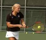 Junior Jamie Peisel posted two wins for the Wildcats Saturday, including the match-clinching win at No. 5 singles.