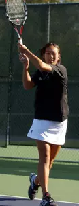 Senior Andrea Yung made her first appearance in the three-day tournament Saturday, winning in singles to move her season record to 2-0.