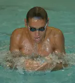 Sophomore Mike Alexandrov won the consolation final of the 200 IM Thursday night at the NCAA Championships.