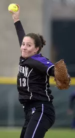 Sophomore Eileen Canney pitched two complete-game victories Saturday at the Worth Invitational.