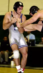 Matt Delguyd won a Big Ten Championship Sunday in Iowa City and is one of five Wildcats to qualify for the NCAA Championships.