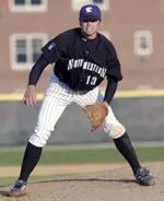 Chris Hayes earned the victory in NU's 12-9 extra-inning game one win.