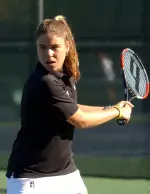 Freshman Alexis Conill notched her first-career Big Ten win Sunday at Penn State.