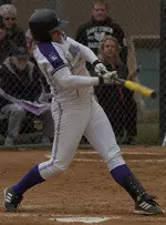 Junor Kristen Amegin recorded a leadoff single for the 'Cats in the fifth inning.
