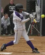 Junior Sheila McCorkle unleashed two home runs Sunday against No. 1 Michigan.