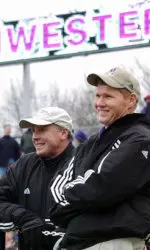Athletic Director Mark Murphy (right) will appear on 'Chicago Tribune Live' tonight at 5:30 p.m.