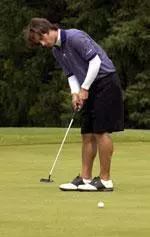 Dillon Dougherty finished 4-under and in fourth place at the Tucker Invitational.