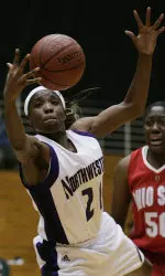 Ifeoma Okonkwo scored eight points and tallied two steals off the bench Thursday night.
