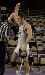 Sophomore Greg Hagel improved his record to 14-5 this season with a win at Eastern Illinois.