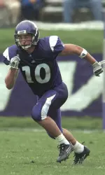 Sophomore Eric Peterman made the switch from wide receiver to defensive back this spring.
