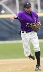 Junior Caleb Fields was 4-for-5 with a pair of RBI Tuesday night.