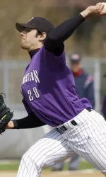Senior Dan Schwartz pitched six-plus innings to lead NU in its season opener.