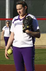 Freshman Lauren Delaney earned Big Ten Pitcher of the Week honors after improving to 15-0 during her collegiate career last week.