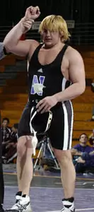 Northwestern senior Dustin Fox took the title at the heavyweight division.