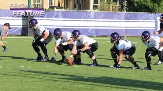 Offensive line practice