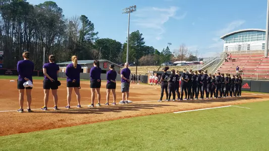 Softball National Anthem Raleigh ACC/B1G Challenge