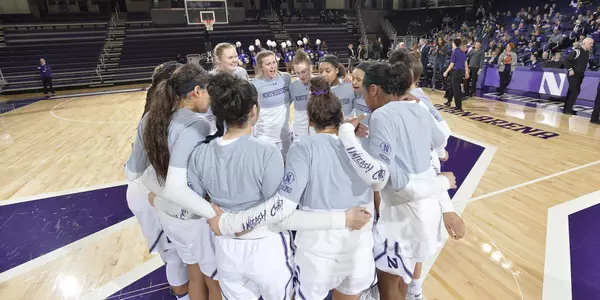 Northwestern Women's Basketball vs. Ohio March 30, 2019 in Evanston, Illinois. during the WNIT 2019 quarter finals.