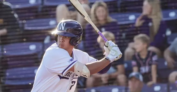 October 20, 2024, Evanston, IL: An exhibition game between Northwestern Baseball and Notre Dame at Rocky and Berenice Miller Park in Evanston, IL on Sunday, October 20, 2024. (Photo by Michelle Nartey/Northwestern Athletics)