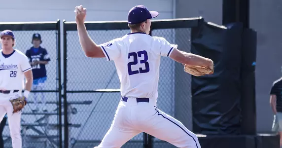 October 20, 2024, Evanston, IL: An exhibition game between Northwestern Baseball and Notre Dame at Rocky and Berenice Miller Park in Evanston, IL on Sunday, October 20, 2024. (Photo by Michelle Nartey/Northwestern Athletics)
