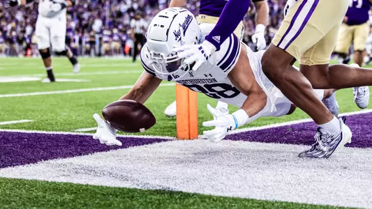 September 21, 2024, Seattle, WA: A game between Northwestern Football and Washington at Husky Stadium in Seattle, WA on Saturday, September 21, 2024. (Photo by Mary Grace Grabill/Northwestern Athletics)
