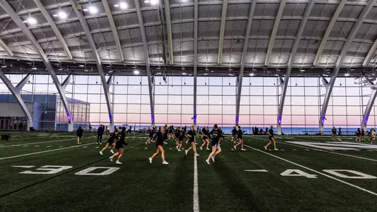 February 21, 2025, Evanston, IL: A game between Northwestern Lacrosse and Colorado at Ryan Fieldhouse in Evanston, IL on Friday, February 21, 2025. (Photo by Ryan Kuttler/Northwestern Athletics)