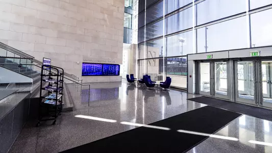 April 28, 2025, Evanston, IL: A general view of the Lobby at Walter Athletics Center in Evanston, IL on Monday, April 28, 2025. (Photo by Jaden Perez/Northwestern Athletics)