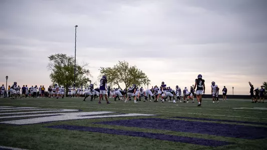 August 14, 2023, Evanston, IL: Northwestern Football Practice at Hutcheson Field in Evanston, IL on Monday, August 14, 2023. (Photo by Ryan Kuttler/Northwestern Athletics)