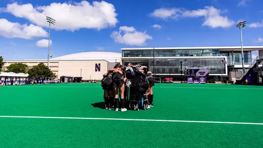 September 6, 2024, Evanston, IL: A game between Northwestern Field Hockey and Duke at Lakeside Field in Evanston, IL on Friday, September 6, 2024. (Photo by Ryan Kuttler/Northwestern Athletics)