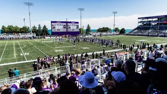 August 31, 2024, Evanston, IL: A game between Northwestern Football and Miami Ohio at Northwestern Medicine Field at Martin Stadium in Evanston, IL on Saturday, August 31, 2024. (Photo by Ryan Kuttler/Northwestern Athletics)