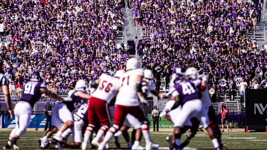 August 31, 2024, Evanston, IL: A game between Northwestern Football and Miami Ohio at Northwestern Medicine Field at Martin Stadium in Evanston, IL on Saturday, August 31, 2024. (Photo by Ryan Kuttler/Northwestern Athletics)