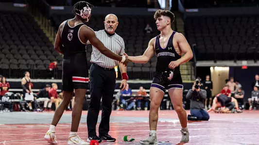 December 29, 2024, Hoffman Estates, IL: Northwestern Wrestling hosts the 2024 Ken Kraft Midlands Championships at NOW Arena in Hoffman Estates, IL on Sunday, December 29, 2024. (Photo by Mary Grace Grabill/Northwestern Athletics)