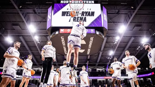 February 7, 2024, Evanston, IL: A game between Northwestern Men’s Basketball and Nebraska at Welsh-Ryan Arena in Evanston, IL on Wednesday, February 7, 2024. (Photo by Griffin Quinn/Northwestern Athletics)