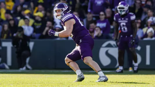 November 15, 2025, Chicago, IL: A game between Northwestern Football and Michigan at Wrigley Field in Chicago, IL on Saturday, November 15, 2025. (Photo by Griffin Quinn/Northwestern Athletics)