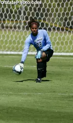 Adrianna Franch collected five saves and the first shutout of her career.