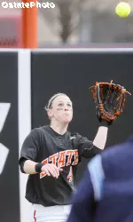 Senior Megan Castle went 2-for-3 against Tulsa with an RBI