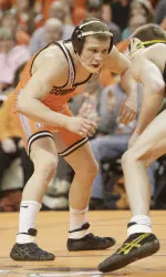 Eddie Klimara is the top seed at 125 pounds.