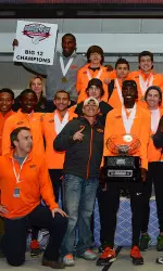 Cowboys claim first indoor conference championship.