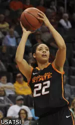 Brittney Martin grabbed 15 rebounds for Oklahoma State on Sunday.