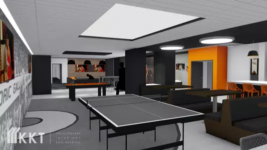 Cowboy Wrestling Locker Room Rendering