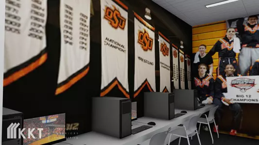 Cowboy Wrestling Locker Room Rendering