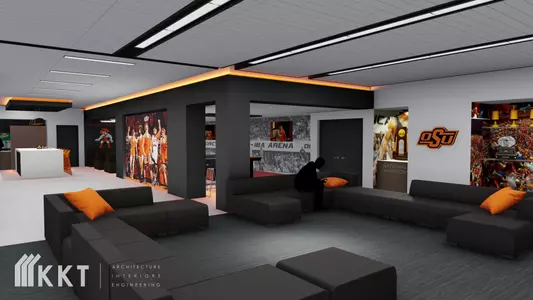 Cowboy Wrestling Locker Room Rendering