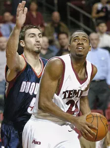 COLLINS NAMED TO PRESEASON ALL-CONFERENCE TEAM AT A-10 MEDIA DAY Image