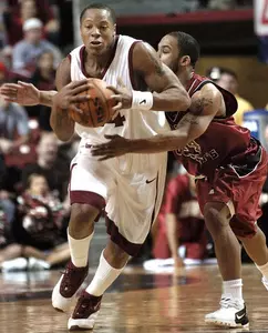 MEN'S BASKETBALL TAKES ON GEORGETOWN IN THE FINAL NON-CONFERENCE GAME Image