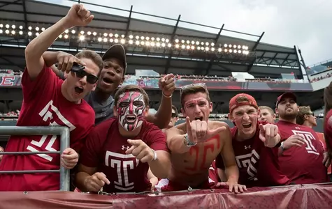 Temple Fans at PSU-Temple game
